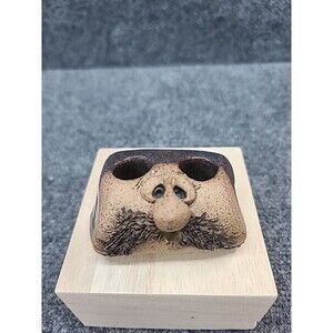 Funny Face Studio Pottery Handmade Bathroom Toothbrush Holder Cornell Clays